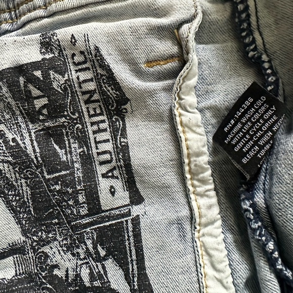 8IGHTH DSTRKT Denim Jean Jacket Embroidered Jealousy Just Love Man S/M Women - Picture 14 of 16